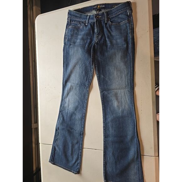 Lucky Brand Denim - Lucky Brand Jeans Women's Size 4/27 Blue Denim Pockets Sweet'n Straight Low Rise
